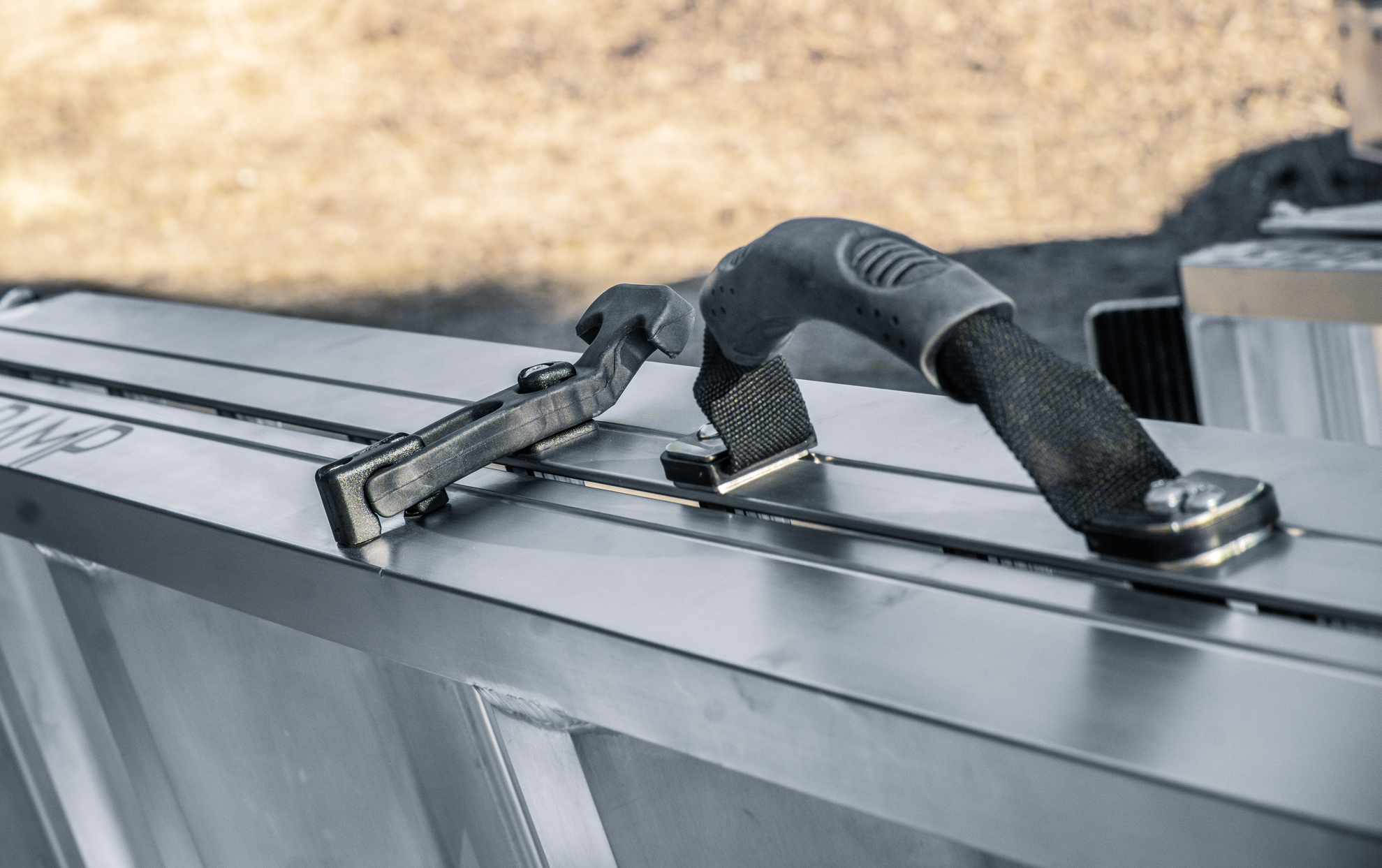 StepRamp® SR-B6 6-Step Aluminum Dirt Bike Ramp - 36-44" Truck Beds