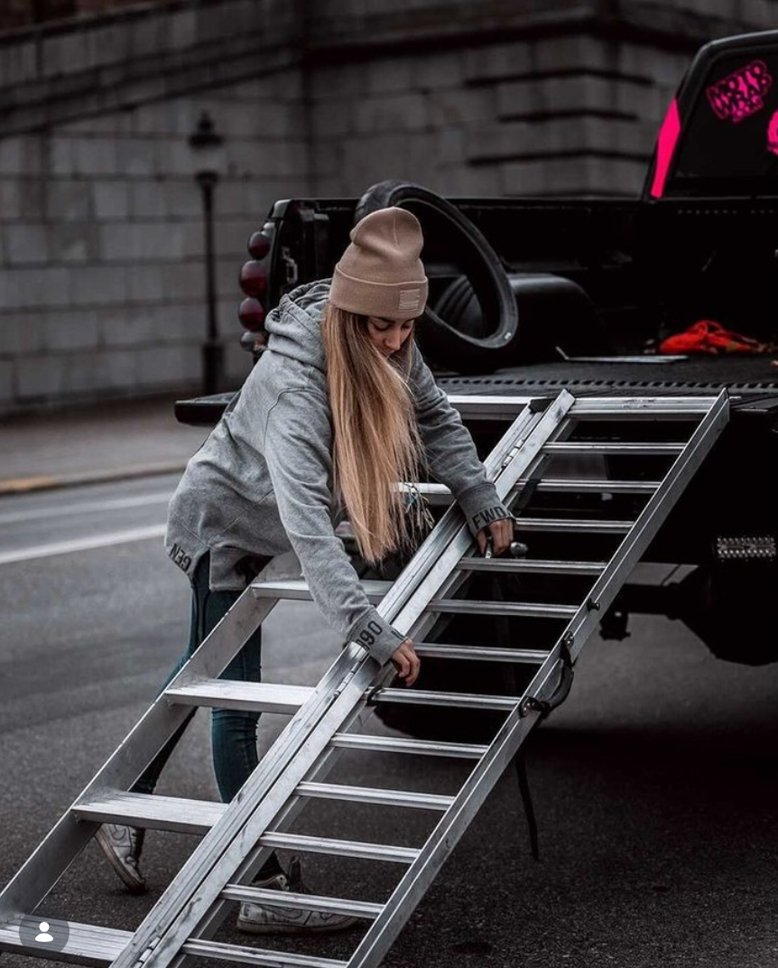 StepRamp® SR-B5 5-Step Dirt Bike Ramp – 30-38" Truck Beds