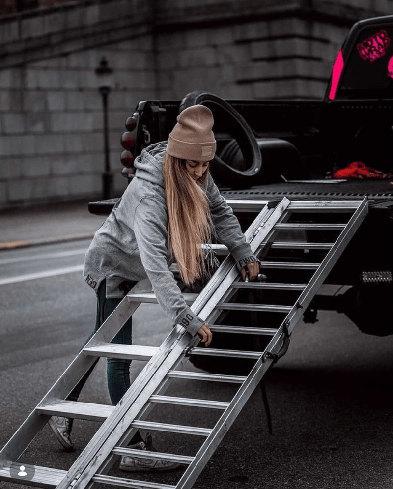 StepRamp® SR - B5 5 - Step Dirt Bike Ramp – 30 - 38" Truck Beds - (Pre - order only) ships in 4 to 6 weeks - Step Ramp